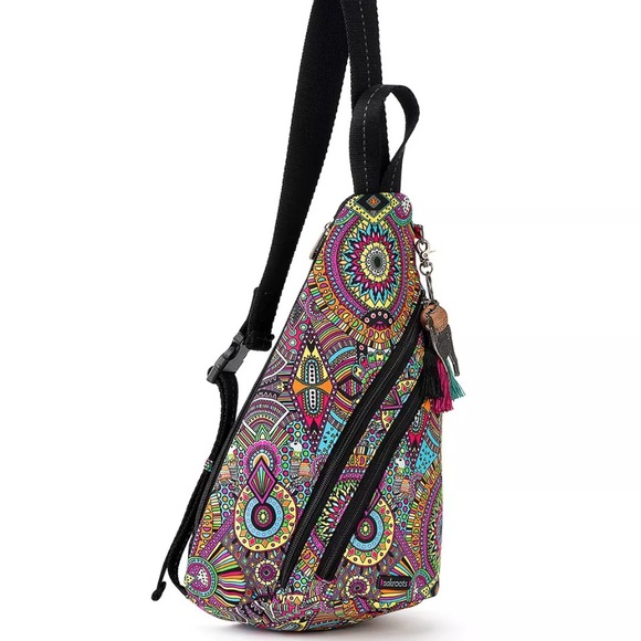 NWT The Sak Sakroots On The Go Groovy Colorful Medium Sling Backpack - Picture 1 of 12